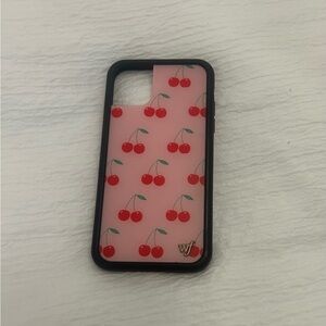 Cherry Pattern Phone Case - Pink